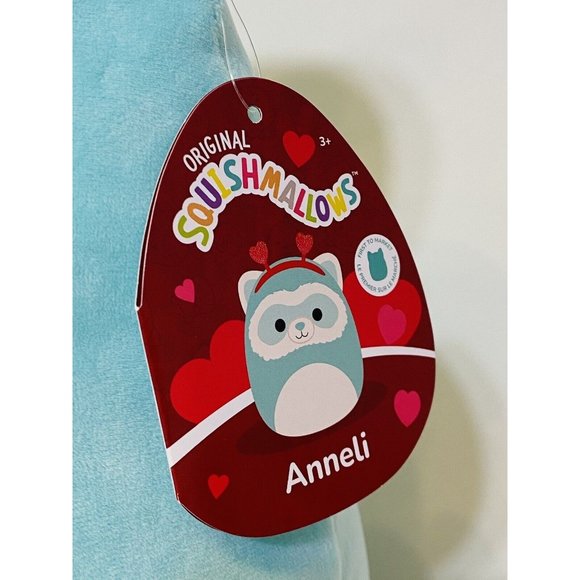 Squishmallows Anneli The Ferret 14" Valentine's Day 2023 Kellytoy Plush New - Picture 10 of 12